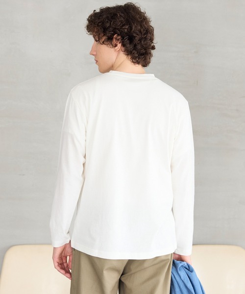 coca(coca)(コカ)の「レギュラーコットンロンT(Tシャツ/カットソー・メンズ・ブラック/ライトブルー/ライトグレー/ホワイト・M/L/XL)」の7枚目の写真