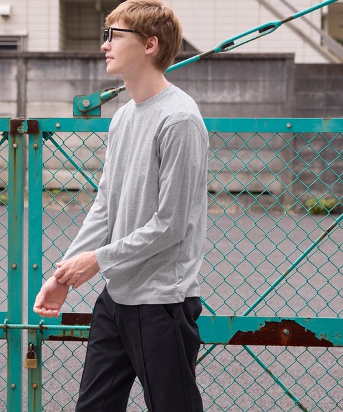 coca(coca)(コカ)の「レギュラーコットンロンT(Tシャツ/カットソー・メンズ・ブラック/ライトブルー/ライトグレー/ホワイト・M/L/XL)」の10枚目の写真
