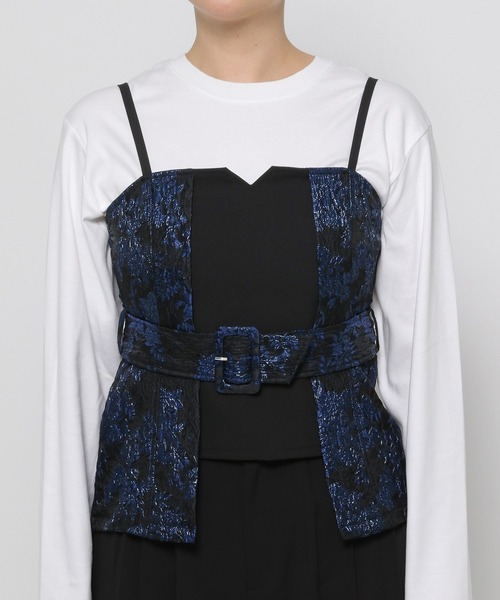 HARE（ハレ）の「ラメジャガードキリカエビスチェ(HARE)（ベスト・レディース・グリーン/ブルー・FREE）」の18枚目の写真