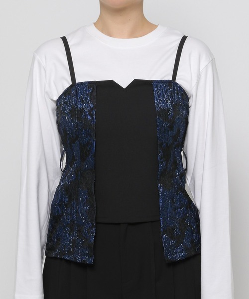 HARE（ハレ）の「ラメジャガードキリカエビスチェ(HARE)（ベスト・レディース・グリーン/ブルー・FREE）」の21枚目の写真