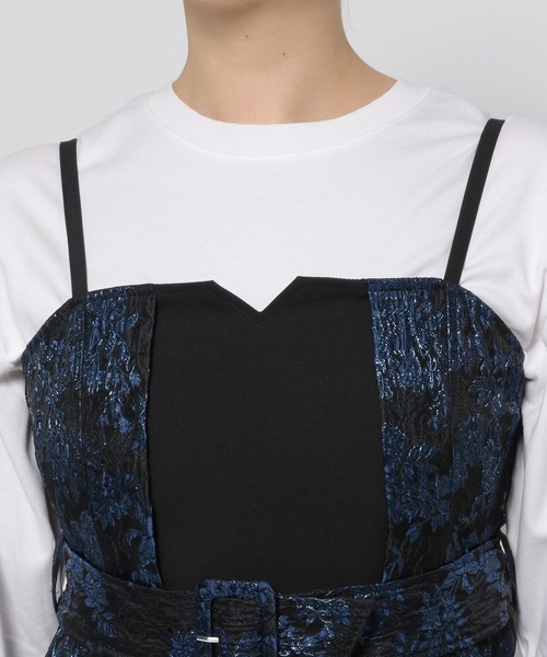 HARE（ハレ）の「ラメジャガードキリカエビスチェ(HARE)（ベスト・レディース・グリーン/ブルー・FREE）」の22枚目の写真