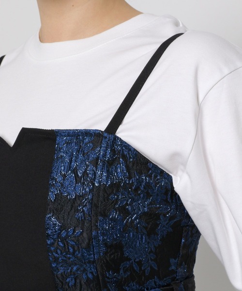 HARE（ハレ）の「ラメジャガードキリカエビスチェ(HARE)（ベスト・レディース・グリーン/ブルー・FREE）」の11枚目の写真