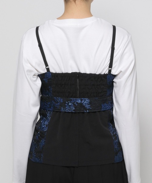 HARE（ハレ）の「ラメジャガードキリカエビスチェ(HARE)（ベスト・レディース・グリーン/ブルー・FREE）」の15枚目の写真