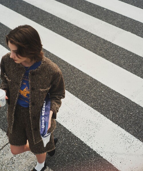FREAK'S STORE(フリークスストア)の「FREAK’S STORE/フリークスストア The Yarn. ミックスツイードショーツ(その他パンツ・レディース・ブラウン・SMALL/MEDIUM)」の17枚目の写真
