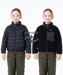 TAION(タイオン)の【TAION(タイオン)】〈キッズ〉マウンテン リバーシブル ダウン×ボア ジャケット(ダウンジャケット/コート)