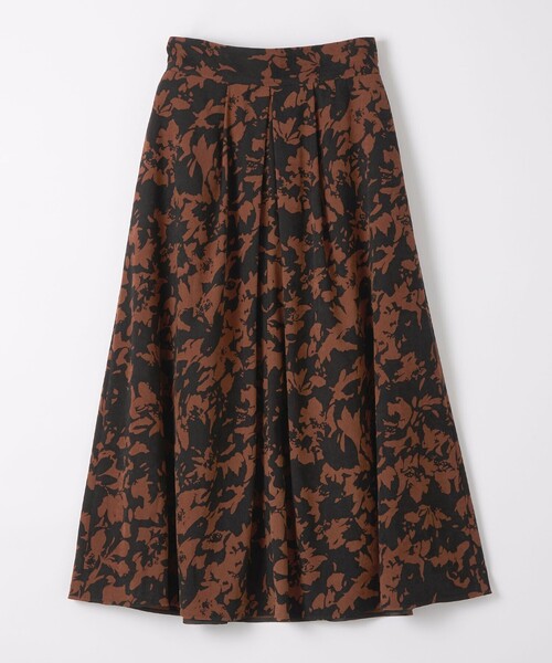 EMMEL REFINES（エメルリファインズ）の「＜EMMEL REFINES＞EM フラワープリント タックスカート（スカート・レディース・その他1/ダークブラウン・S/M）」の22枚目の写真