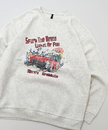 heavy weight various design sweat shirt/ヘビーウェイト アソート デザイン 裏起毛 スウェットシャツ レディース メンズ