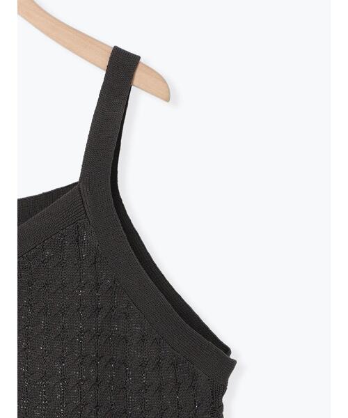 Samansa Mos2（サマンサ モスモス）の「麻タッチニットベスト（ベスト・レディース・チャコールグレー/カーキ/キナリ・F）」の12枚目の写真