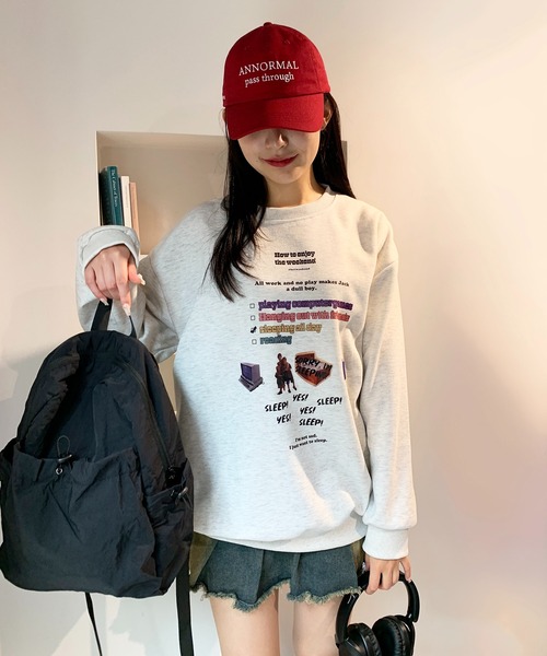 lilful(リルフル)の「ドロストポケットナイロンリュック(バックパック/リュック・レディース・ブラック/アイボリー・F)」の13枚目の写真