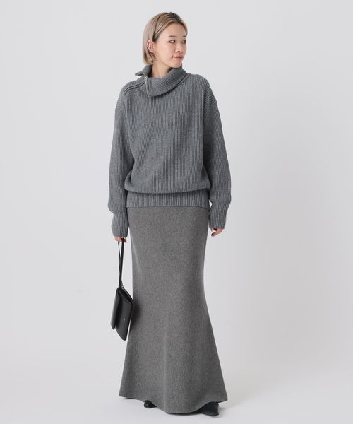 カシミヤミックスニットスカート（スカート）｜AP STUDIO（エーピー