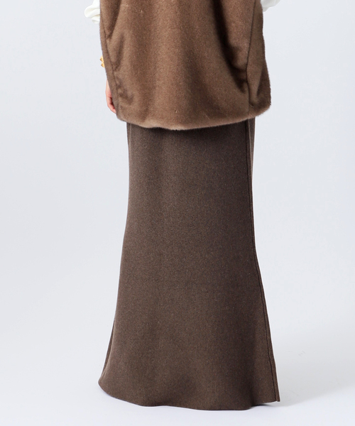 AP STUDIO（エーピーストゥディオ）の「カシミヤミックスニットスカート（スカート・レディース・ブラウン/チャコールグレー・36/38）」の19枚目の写真