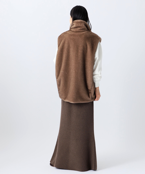 AP STUDIO（エーピーストゥディオ）の「カシミヤミックスニットスカート（スカート・レディース・ブラウン/チャコールグレー・36/38）」の22枚目の写真