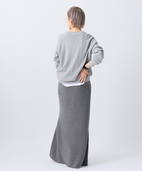 カシミヤミックスニットスカート（スカート）｜AP STUDIO（エーピー