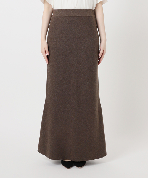 カシミヤミックスニットスカート（スカート）｜AP STUDIO（エーピー