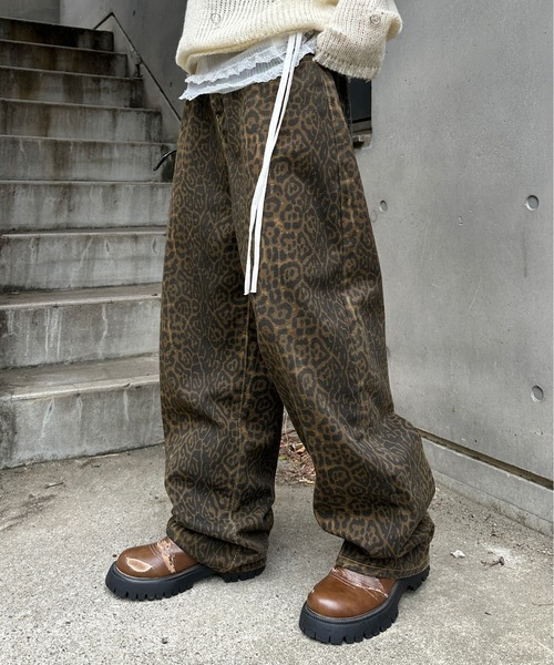 sedacle girl(セダクルガール)の「レオパード柄パンツ(その他パンツ・レディース・ブラウン・MEDIUM/SMALL)」の3枚目の写真