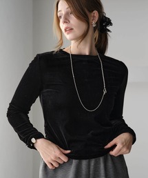 ベロアロングスリーブTシャツ