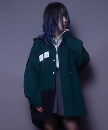 AFYF | AFYFMIX HOOD SHIRT2/ビッグシルエット ミックスフードシャツ(シャツ/ブラウス)