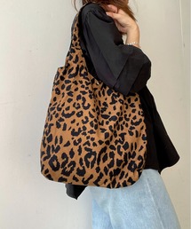 styiro（スタイロ）の「ヒョウ柄トートバッグ（トートバッグ）」