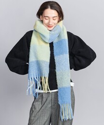 mylab | ＜mylab＞モヘヤ混 チェック マフラー(ストール/ショール)