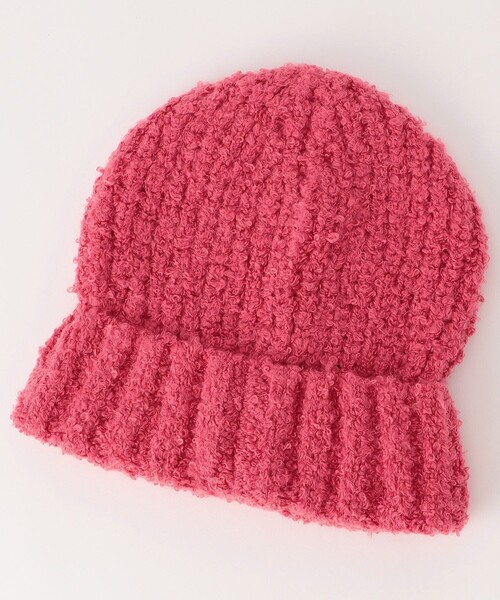 FREAK'S STORE（フリークスストア）の「ブークレニットキャップ/ビーニー（ニットキャップ/ビーニー・レディース・ベージュ/ホワイト/ピンク・ONE SIZE）」の11枚目の写真