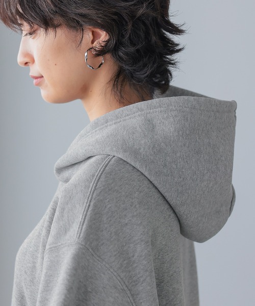 itto...（イット）の「HEAVY WEIGHT SWEAT 裏起毛BIGパーカー（パーカー・レディース・グリーン/オートミール/モカ/ブラック/チャコールグレー/杢グレー・M/L）」の11枚目の写真