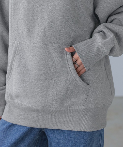 itto...（イット）の「HEAVY WEIGHT SWEAT 裏起毛BIGパーカー（パーカー・レディース・グリーン/オートミール/モカ/ブラック/チャコールグレー/杢グレー・M/L）」の9枚目の写真