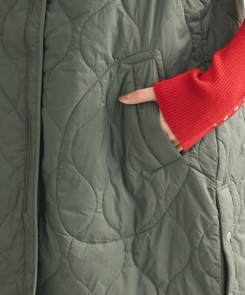Green Parks(グリーンパークス)の「キルティングZIPベスト(ベスト・レディース・ブラック/カーキ/ホワイト系その他2・FREE)」の10枚目の写真
