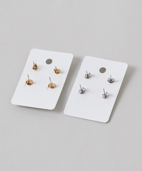 ciite' surgical stainless(シーテサージカルステンレス)の「【 金属アレルギー対応 】 2set pierce / ピアス3セット サージカルステンレス (両耳用)(ピアス(両耳用)・レディース・シルバー/ゴールド・FREE)」の13枚目の写真