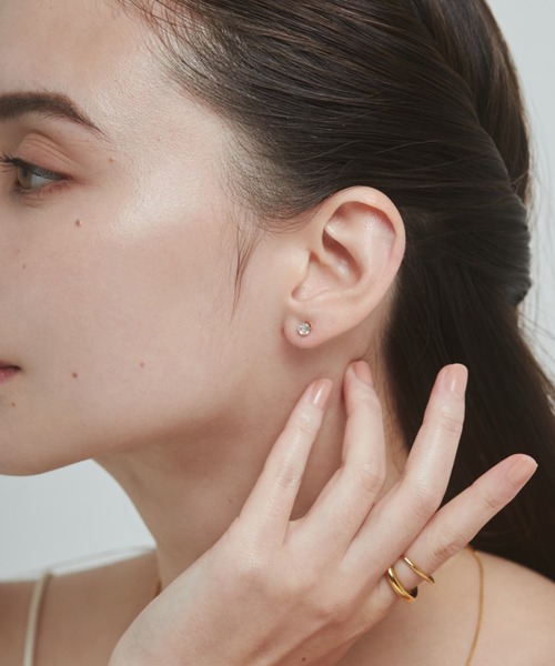 ciite' surgical stainless(シーテサージカルステンレス)の「【 金属アレルギー対応 】 2set pierce / ピアス3セット サージカルステンレス (両耳用)(ピアス(両耳用)・レディース・シルバー/ゴールド・FREE)」の5枚目の写真