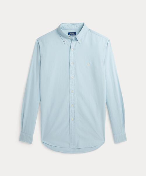 POLO RALPH LAUREN(ポロ ラルフ ローレン)の「クラシック フィット ガーメントダイド オックスフォード シャツ(シャツ/ブラウス・メンズ・ブルー・L/M/S/XL/XS)」の1枚目の写真