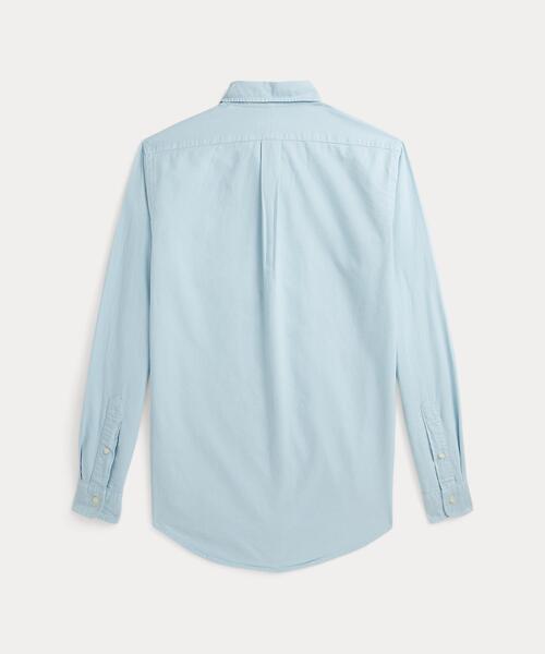 POLO RALPH LAUREN(ポロ ラルフ ローレン)の「クラシック フィット ガーメントダイド オックスフォード シャツ(シャツ/ブラウス・メンズ・ブルー・L/M/S/XL/XS)」の4枚目の写真