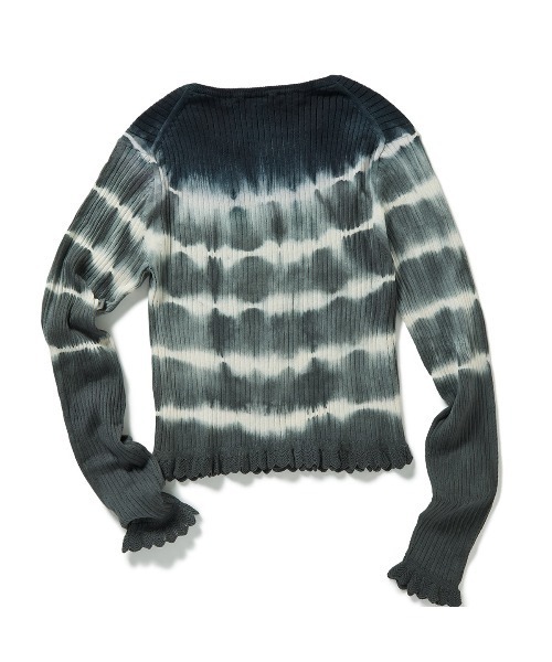 PERVERZE Dip-dyeリブ ニットカーディガン DIP-DYE RIB KNIT CARDIGAN PERVERZE PERVERZE Dip-dyeリブ ニット