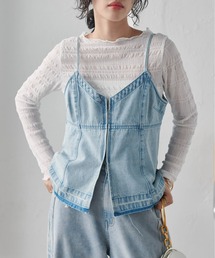 RANAN | デニム素材キャミビスチェ(キャミソール)