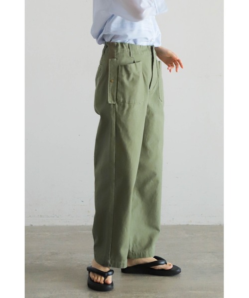 bayou 英語1枚 コットンサージ ワークパンツ | NOMBRE IMPAIR