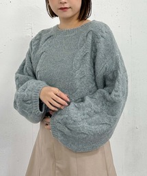 archives | ゆるケーブルショートニット(ニット/セーター)