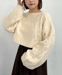 archives | ゆるケーブルショートニット(ニット/セーター)
