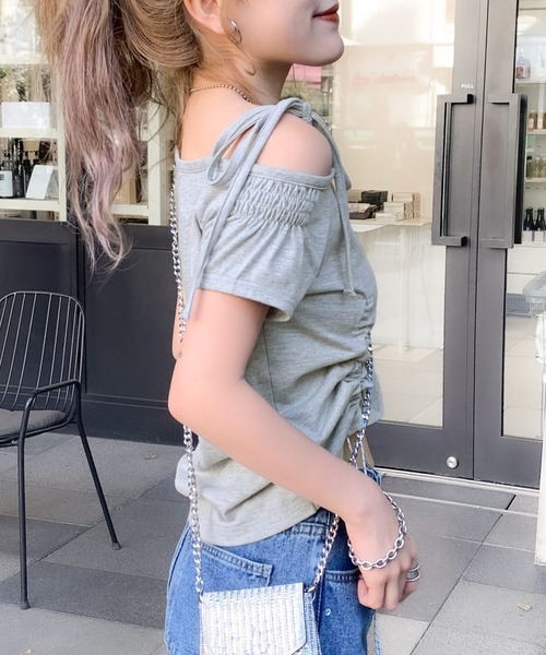 bohemianseoul ワンショルダー frill one shoulder tops / フリルワンショルダートップス – favclo.