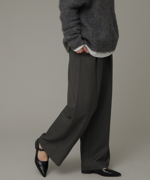 URBAN RESEARCH Sonny Label（アーバンリサーチサニーレーベル）の「撥水センプレタックストレートパンツ（その他パンツ・レディース・ブラック/チャコールグレー・36/38）」の14枚目の写真