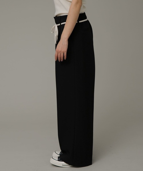 URBAN RESEARCH Sonny Label（アーバンリサーチサニーレーベル）の「撥水センプレタックストレートパンツ（その他パンツ・レディース・ブラック/チャコールグレー・36/38）」の20枚目の写真