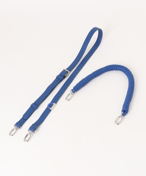 Desigual（デシグアル）の「ハンドル交換可能フェイクレザーミニショルダーバッグ（ボディバッグ/ウエストポーチ・レディース・ブルー/イエロー・FREE）」の6枚目の写真