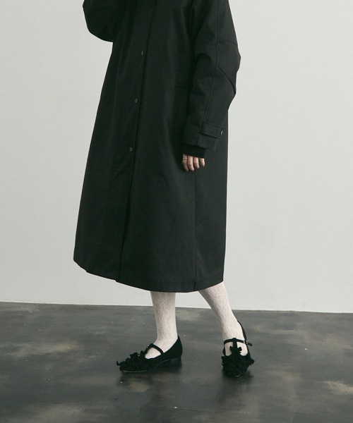 Lutim by u(ルチバイユー)の「Pointed Toe Ribbon Flat Pumps / ポインテッドトゥリボンフラットパンプス(パンプス・レディース・ブラック/ブラウン・37/39)」の10枚目の写真