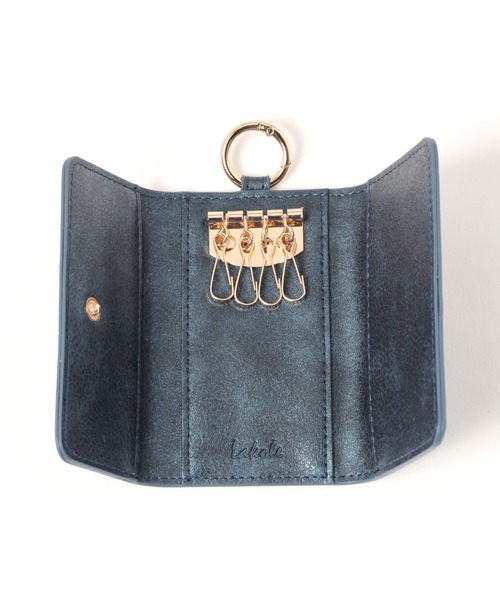 LAKOLE（ラコレ）の「ハートスタッズキーケース / 286262（キーケース/キーアクセサリー・レディース・その他2/ブルー・FREE）」の7枚目の写真