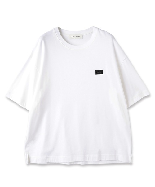 CULLNI（クルニ）の「Cotton Jersey Embroidery Patch Pullover（Tシャツ/カットソー・メンズ・ホワイト/チャコール/ブラック/ブルーグリーン/ライラック・0/1/2）」の6枚目の写真