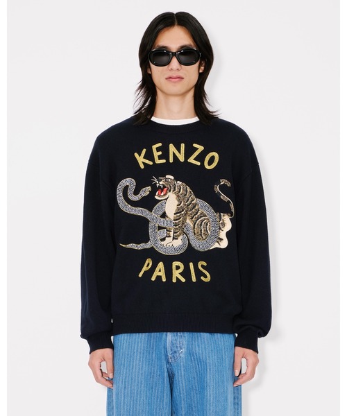 【カジュアル♪】KENZO エンブロイダリージップアップフーディー 'KENZO Pop' エンブロイダリー ジップ フーディー