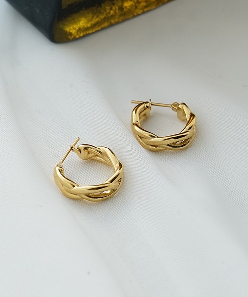 セール】【2点セット】選べるゴールドフープピアス メンズ ウィメンズ