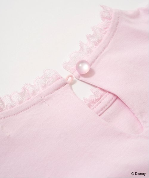 Lycee mine(リセマイン)の「【Disney Princess】【ソフトコットン】アソートリボン付きパフTシャツ(Tシャツ/カットソー・キッズ・ライトブルー/オフホワイト/クリーム/ライトピンク/ラベンダー・110cm/100cm/120cm/130cm/140cm)」の7枚目の写真