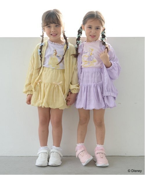 Lycee mine(リセマイン)の「【Disney Princess】【ソフトコットン】アソートリボン付きパフTシャツ(Tシャツ/カットソー・キッズ・ライトブルー/オフホワイト/クリーム/ライトピンク/ラベンダー・110cm/100cm/120cm/130cm/140cm)」の19枚目の写真