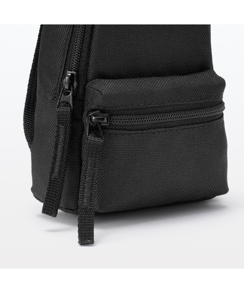 無印良品（ムジルシリョウヒン）の「ミニ　撥水リュックサック（コインケース・レディース・ダークベージュ/ライトグリーン/ブラック・FREE）」の9枚目の写真