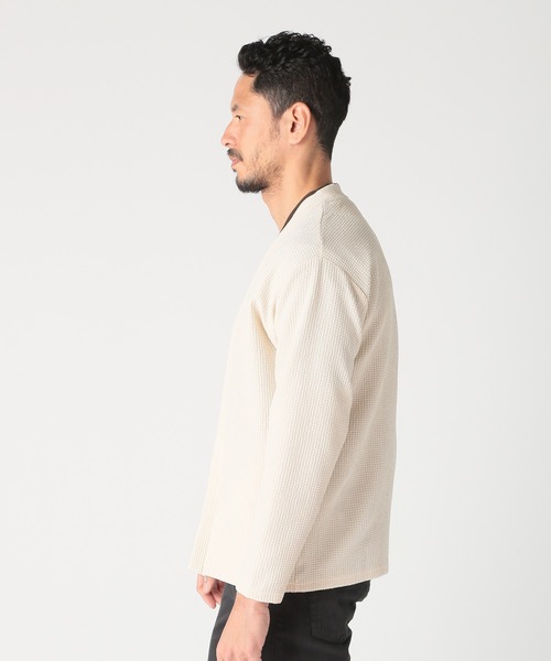 ワッフルシアサッカー素材カーディガン（カーディガン/ボレロ）｜MEN'S