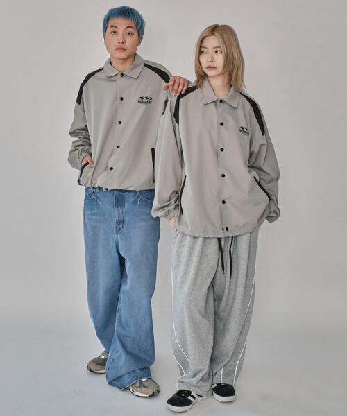 WEGO(ウィゴー)の「WEGO/ロゴコーチジャケット(ブルゾン・メンズ・グレー系その他・LARGE/MEDIUM)」の4枚目の写真